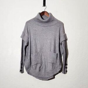 Francesca's Women's One Size Fits All Long Sleeve Turtleneck Sweater